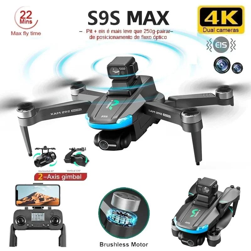 Drone Gimbal - Drone MINI S9S MAX Baru 4K