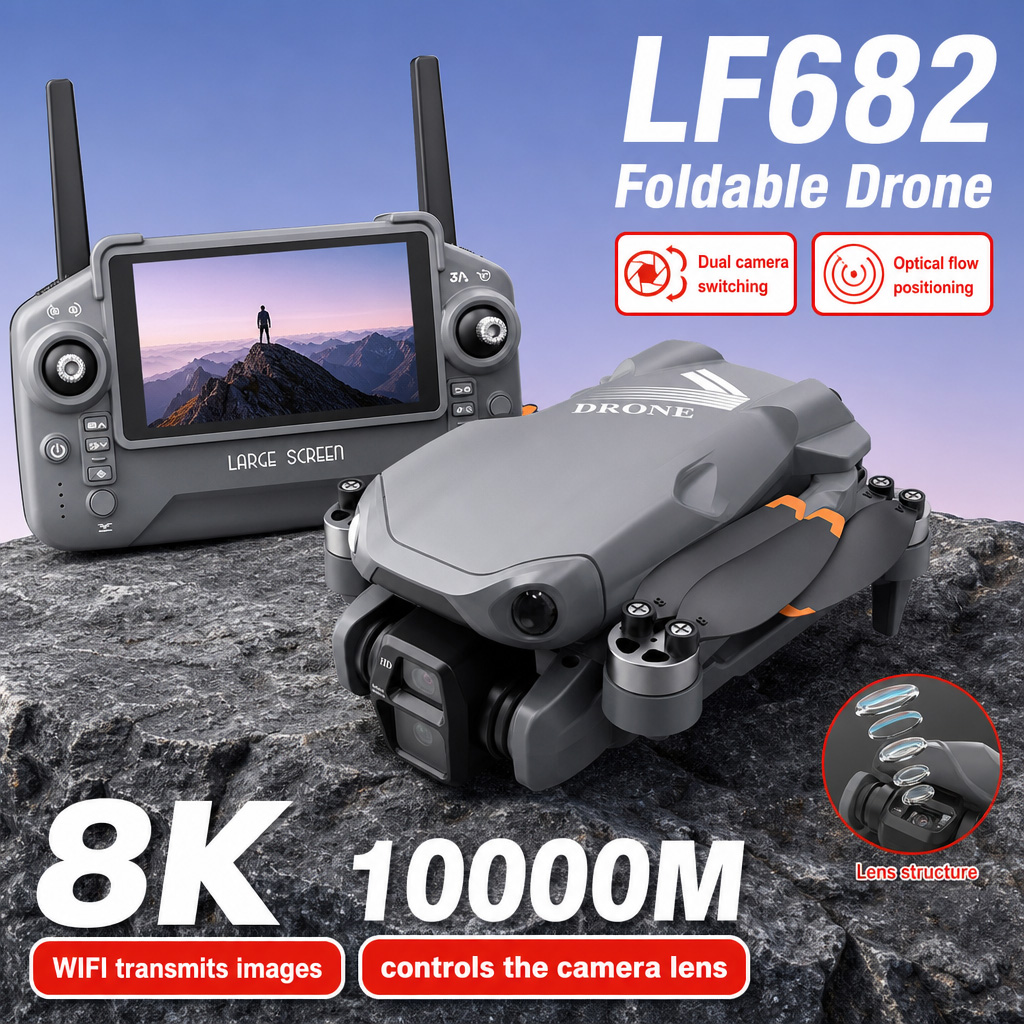 Drone Gimbal - Foto Udara Drone LF682 8K HD