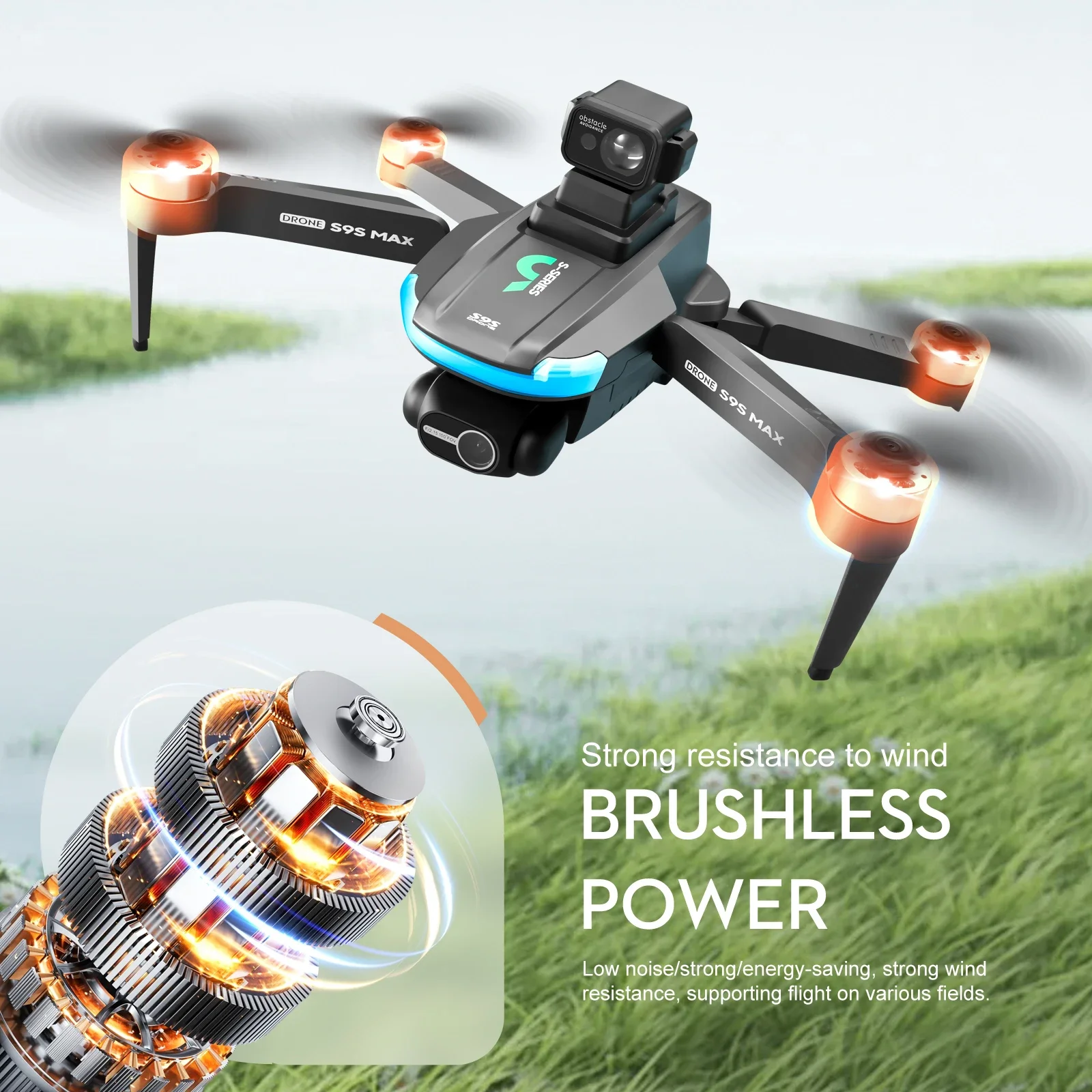 Drone MINI S9S MAX Baru 4K 2 S - Drone Gimbal ulasan dan harga
