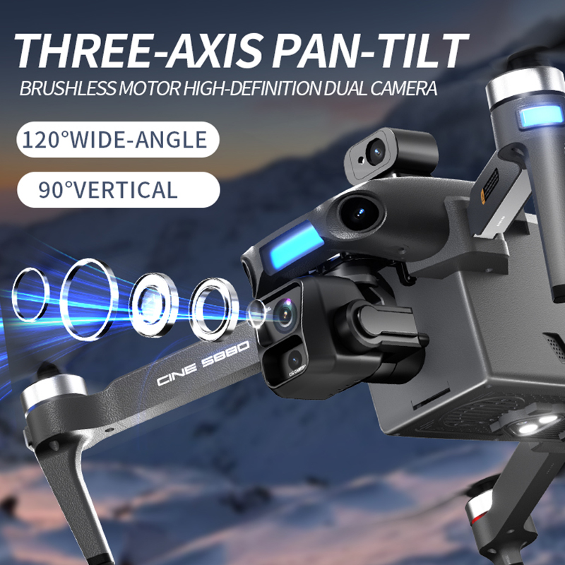 Drone Kamera Ganda 8K Baru 202 - Drone Gimbal ulasan dan harga